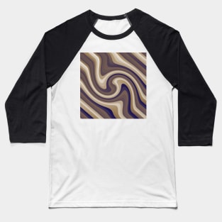 Brown Waves Baseball T-Shirt